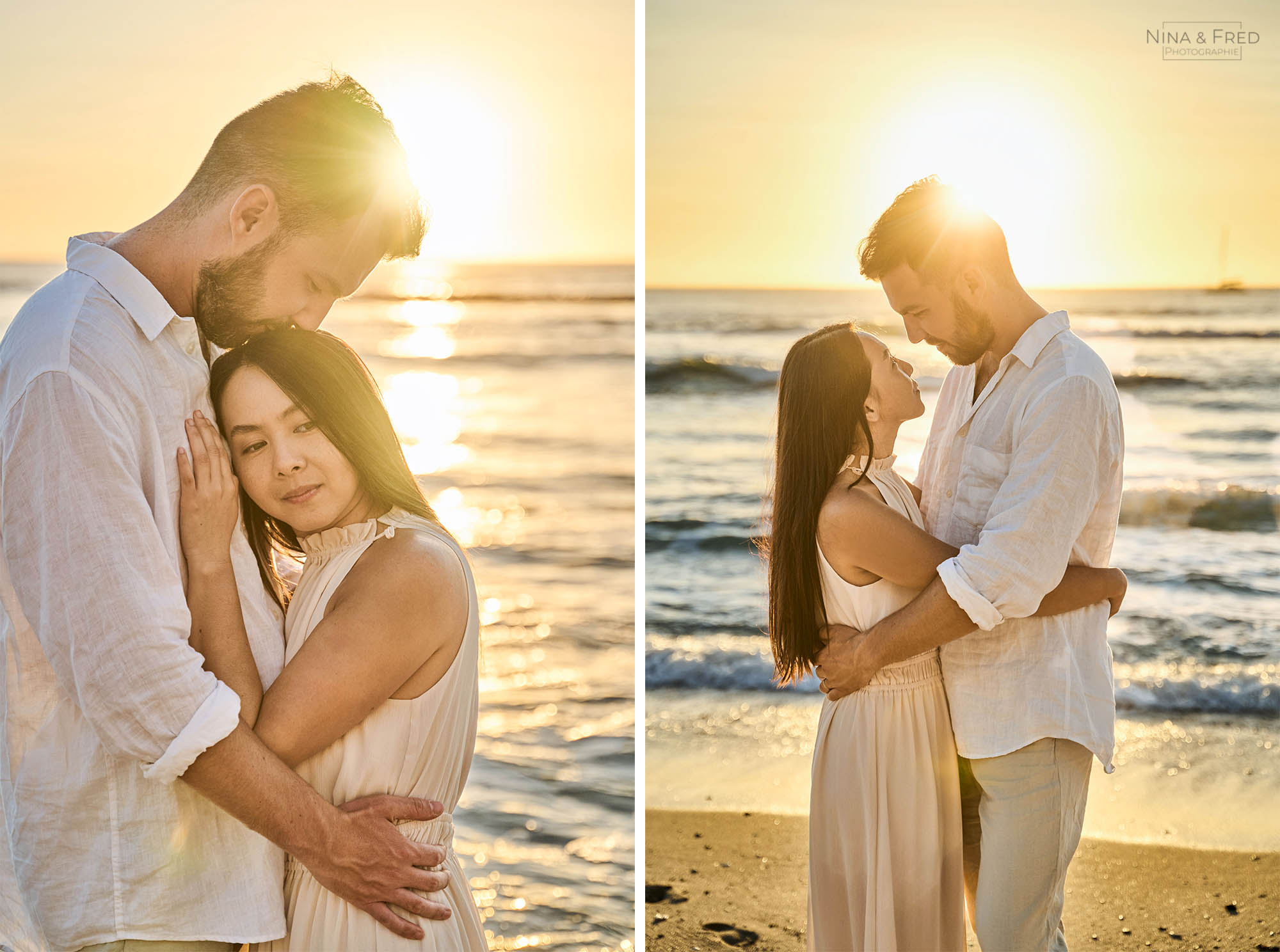 shooting couple sunset réunion G&C
